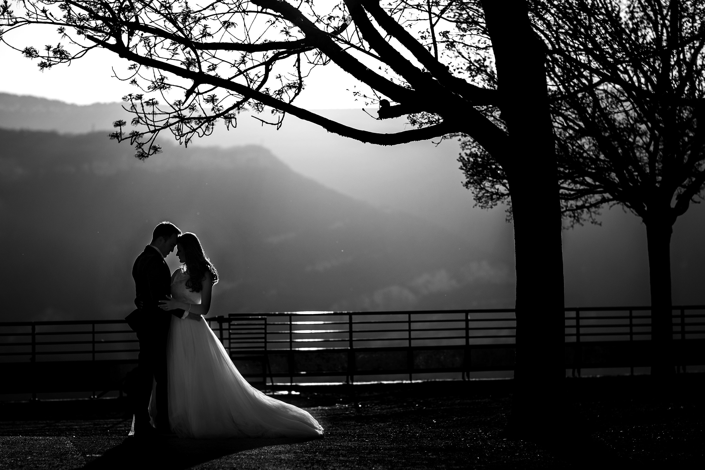 Bride and groom in Grenoble